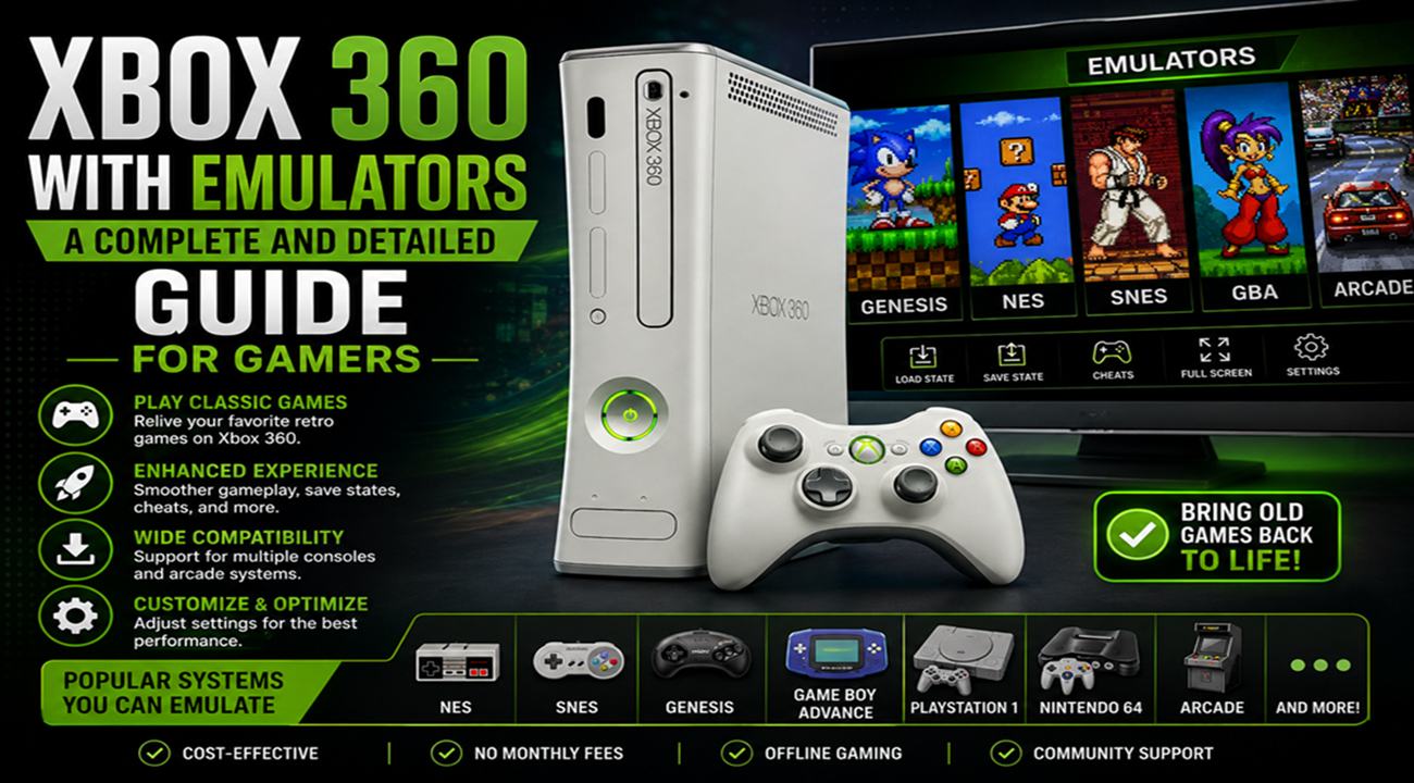 Xbox 360 With Emulators